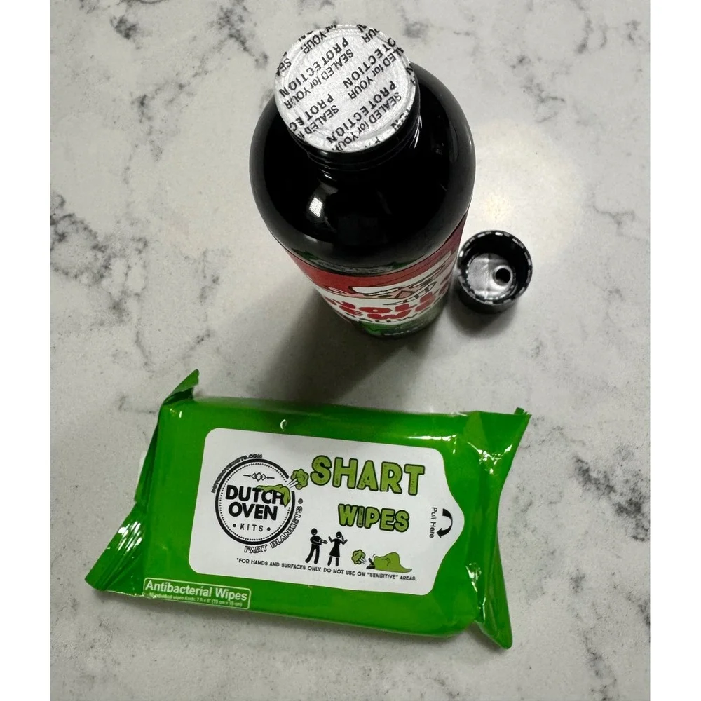 Men's Christmas themed stocking stuffer ball wash shart wipes humor gag‎ gift